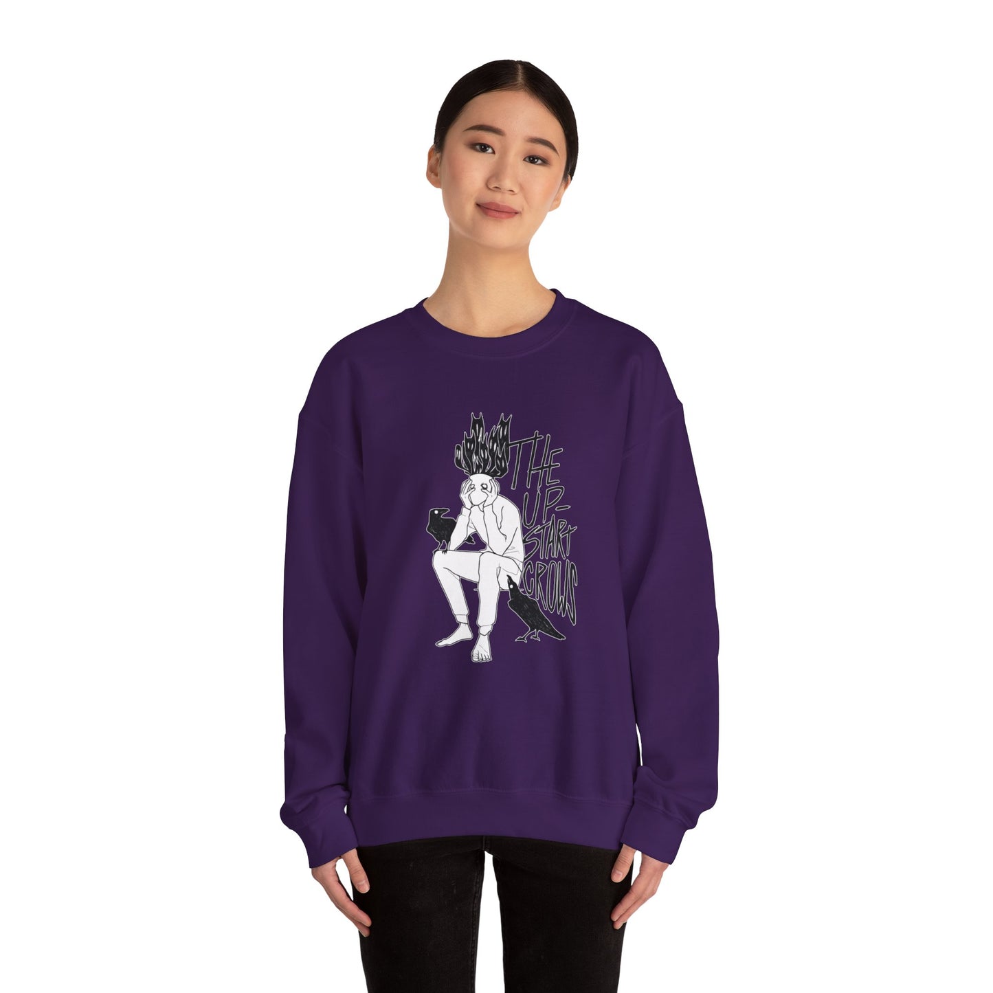 Ghost Head Sweatshirt Crewneck