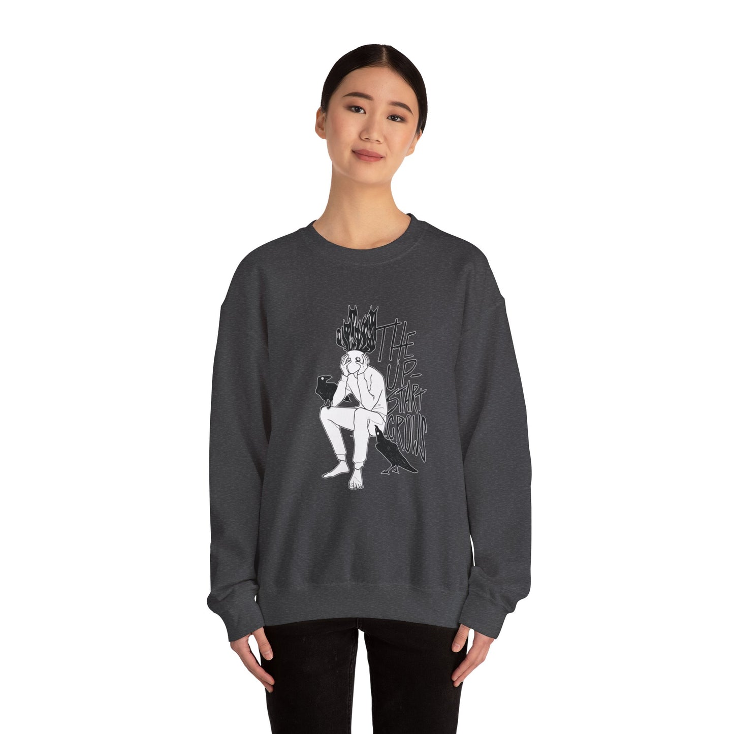 Ghost Head Sweatshirt Crewneck